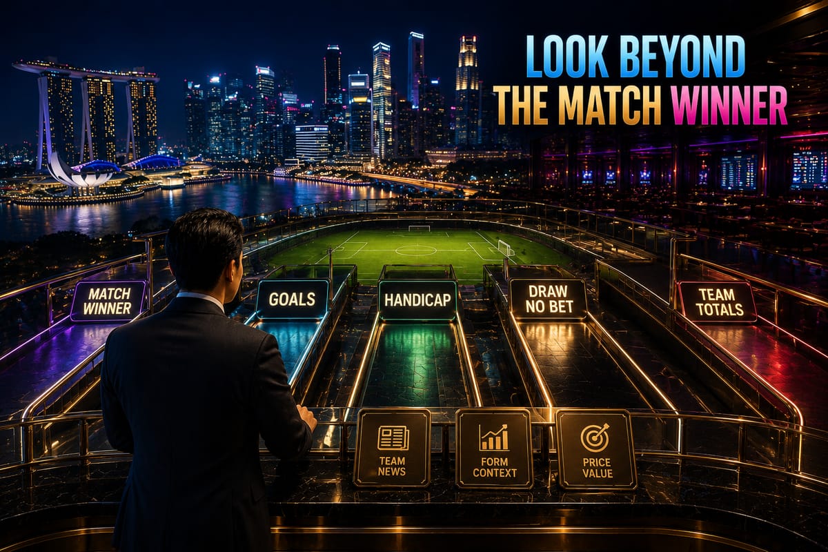 Soccer betting market value guide Singapore