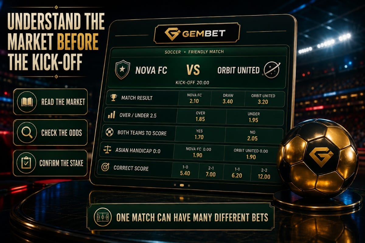 Soccer betting comparison of match result BTTS total goals and Asian handicap markets